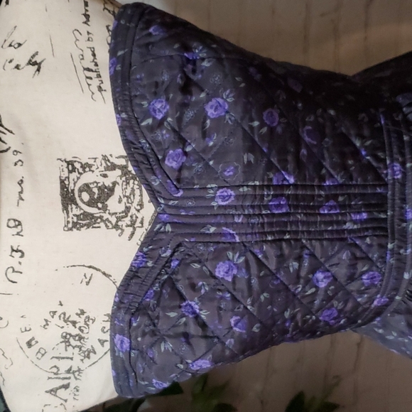 Rebecca Taylor 100% Silk Quilted Floral Dress 12 - Picture 4 of 11